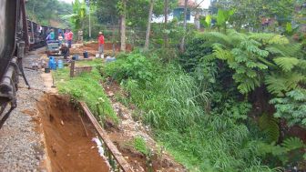 Tebing Longsor di Kabupaten Sukabumi, Ancam Bangunan SD