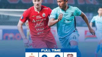 Hasil Persija vs Madura United; Duel Papan Atas Berakhir Imbang