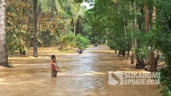 Banjir di Ciemas, Jalan Menuju Geopark Ciletuh Tertutup