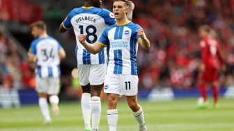 Hasil Liverpool vs Brighton; Kejar Mengejar Gol, Liverpool Ditahan Imbang Brighton