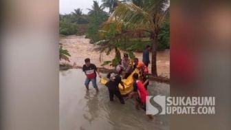 Niat Ingin Antar Makanan, Dua Wanita Hanyut di Sungai Cibelengbeng Sukabumi