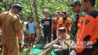 Wanita Kedua yang Hanyut di Sungai Cibelengbeng Sukabumi Ditemukan