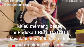 Rekaman yang Memperlihatkan Denise Chariesta Sedang Makan Dengan Seseorang, Diduga Inisial R