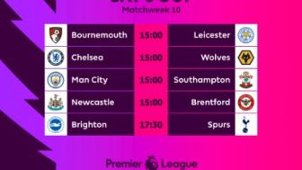 Jadwal Liga Inggris Pekan 10, Sabtu (08/10); Chelsea Siap Kembali Menang, Haaland Siap Panen Gol Lagi