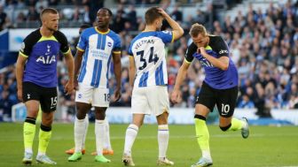 Hasil Liga Inggris; Kalahkan Brighton, Tottenham Mantapkan Posisi Tiga