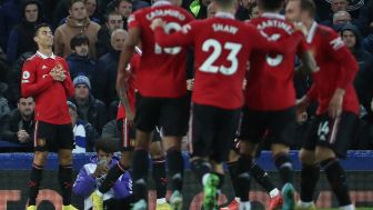 Hasil Liga Inggris; Manchester United Bekuk Everton 2-1