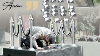 Kepolisian Malang Kota Sujud Massal Minta Ampun Atas Tragedi Kanjuruhan