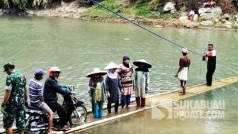 Warga Desa Neglasari dan Desa Sirnasari Butuh Jembatan untuk Sebrangi Sungai