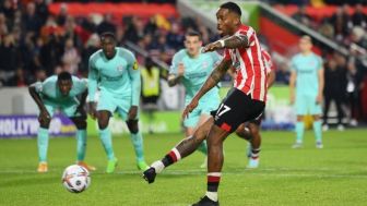 Liga Inggris; Dua Gol Toney Menangkan Brentford Atas Brighton