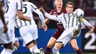 Liga Italia; Gol Tunggal Vlahovic Bawa Juventus Tumbangkan Torino