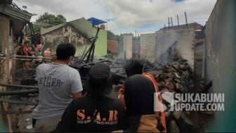 Satu Rumah di Nanggerang Sukabumi Ludes Dibakar Anak Pemiliknya