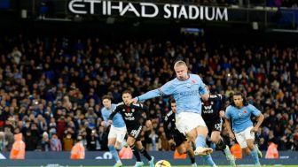 Hasil Liga Inggris, Sabtu (05/11); Penalti Haaland Bawa City ke Puncak