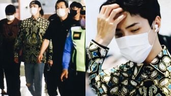 Sehun EXO Pamer Pakai Batik di Bandara, Fans: Anak Jaksel Banget