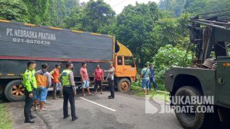 Sebuah Truk Ekspedisi Tersesat Akibat Petunjuk dar Google Maps