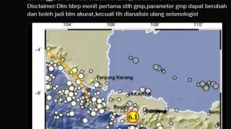 Kota Sukabumi Diguncang Gempa Mag 6,1, Ada Gempa Susulan