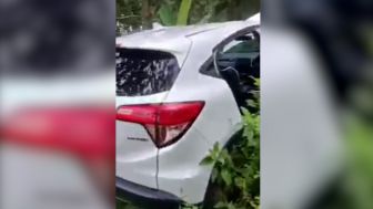 Kejadian Mistis, Mobil HRV Nyasar ke Hutan! Tidak Ada Bekas Ban Melintas