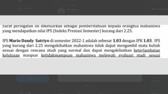 Mario Dandy Anak Pejabat Pajak yang Aniaya David Cuma Dapat IPK 1 di Kampus, Netizen: Dongo Banget