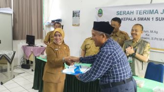 Jelang PPDB 2023 Kepala SMA Negeri 1 Sukaraja Bogor Diganti oleh KCD Pendidikan Wil. 1 Jawa Barat.