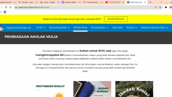 Mantap Materi Akhlak Mulia untuk SMA dengan Aplikasi E-PAI