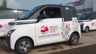 Gelaran KTT ASEAN di Jakarta Wuling Air ev Menjadi Kendaraan Resmi