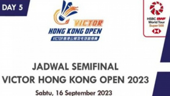 Jadwal Semifinal Hongkong Open 2023