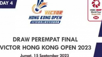 Jadwal Perempatfinal Hongkong Open 2023