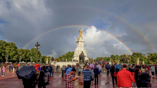Viral Kemunculan Pelangi Saat Pengumuman Meninggalnya Ratu Elizabeth II