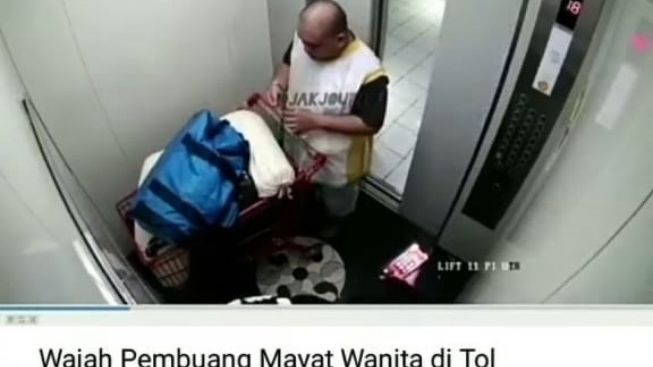 Wajah Pembuang Sekaligus Pembunuhan Mayat Di Bekasi Terekam Kamera CCTV, Warganet : Dasar Psikopat!