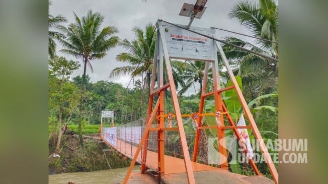 Jembatan Nusantara diresmikan, Jadi Akses Baru bagi Warga Bantargadung Sukabumi