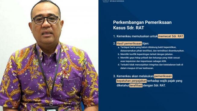 Terlibat Transaksi Tersembunyi Rp500 Miliar Lebih, Rafael Alun Trisambodo Dipecat Tidak Hormat dari ASN Kemenkeu