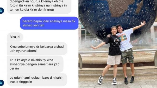 Keluarga Alshad Ahmad Disebut Suruh Nissa Asyifa Aborsi, Fans Peringatkan Tiara Andini