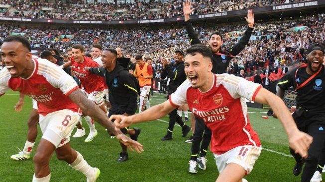 Menang atas Manchester City, Arsenal Juara Community Shield 2023