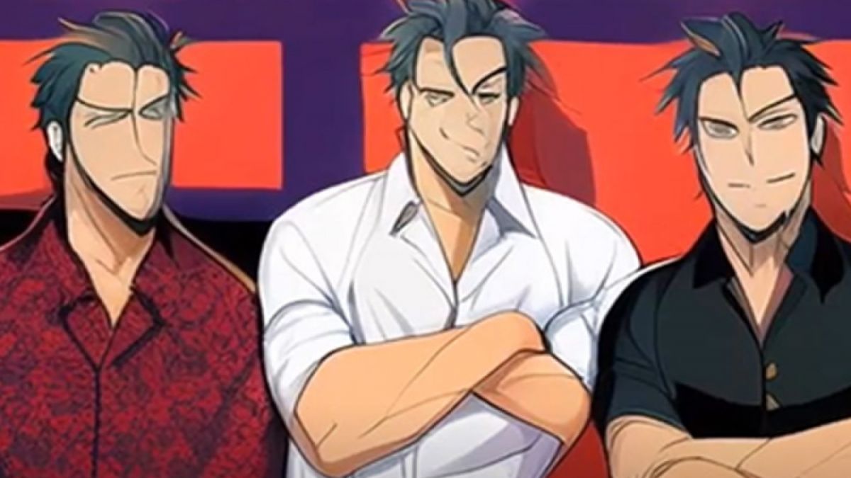 Bobby Nasution bersama Gibran Rakabuming Raka dan Kaesang Pangarep memakai filter Artificial Intelligance (AI) Manga yang lagi viral di TikTok. [Instagram @bobbynst]