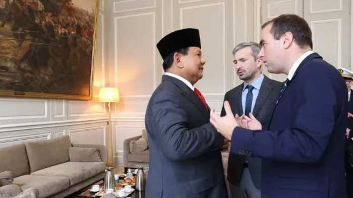 Prabowo Subianto Bertemu Menhan Prancis. [Antara]