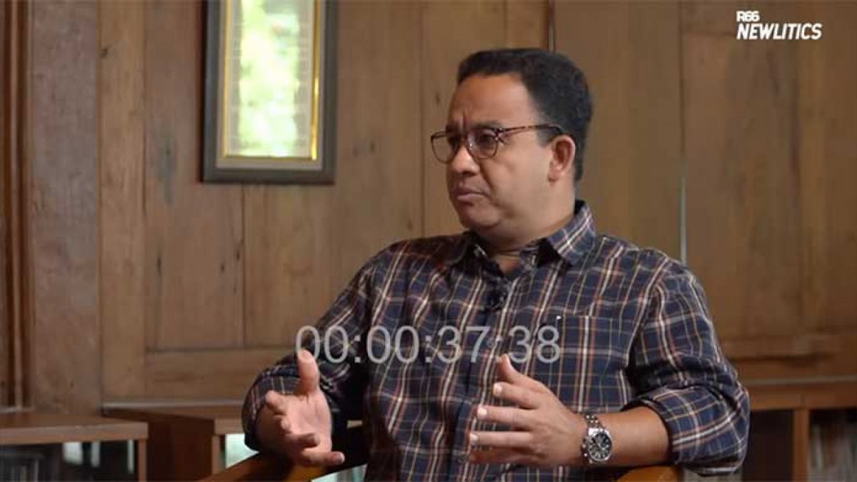 Anies Baswedan. [YouTube R66 Newlitics]