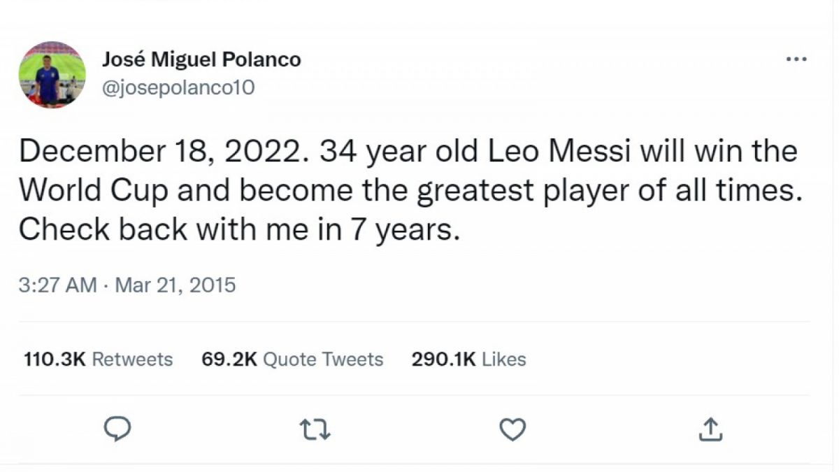 Cuitan ramal Lionel Messi juara Piala Dunia 2022 [istimewa]