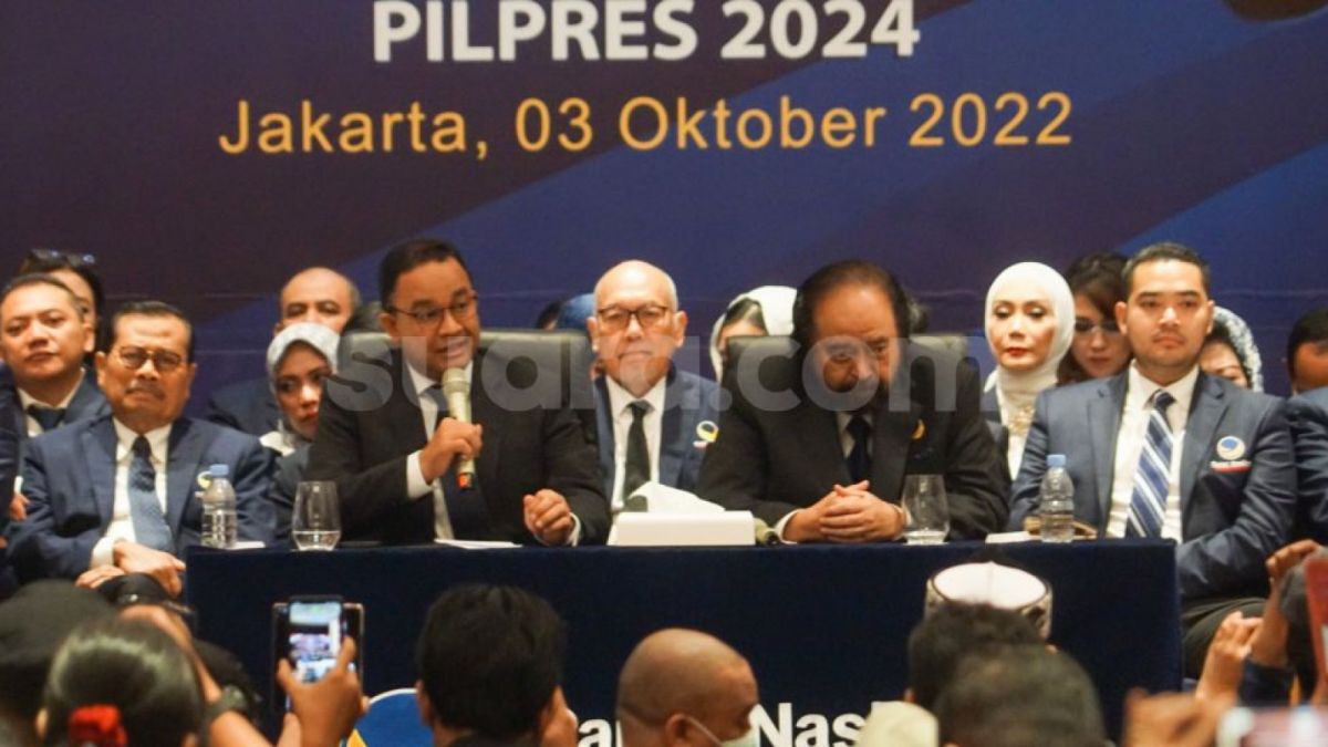 Pengumuman oleh Anees Baswedan dan Partai Nasdeem [Suara.com]