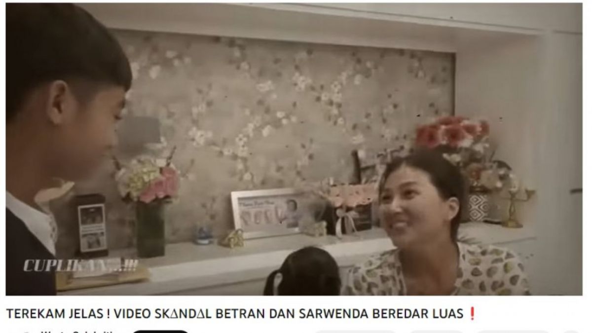 Cek fakta Sarwendah dan Betrand Peto [YouTube/Warta Selebriti]