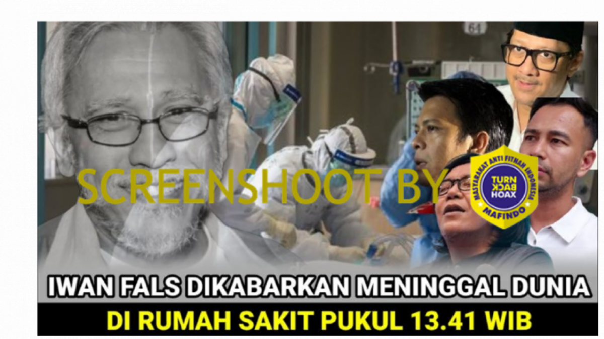 CEK FAKTA: Innalillahi, Musisi Legendaris Iwan Fals Meninggal Dunia di Rumah Sakit, Benarkah? [Turnbackhoax.id]