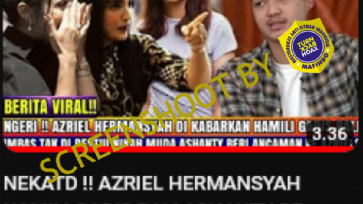 CEK FAKTA: Azriel Hermansyah Hamili Gadis di Bali, Krisdayanti Menangis Tak Percaya hingga Ashanty Beri Ancaman, Benarkah? [Turnbackhoax.id]