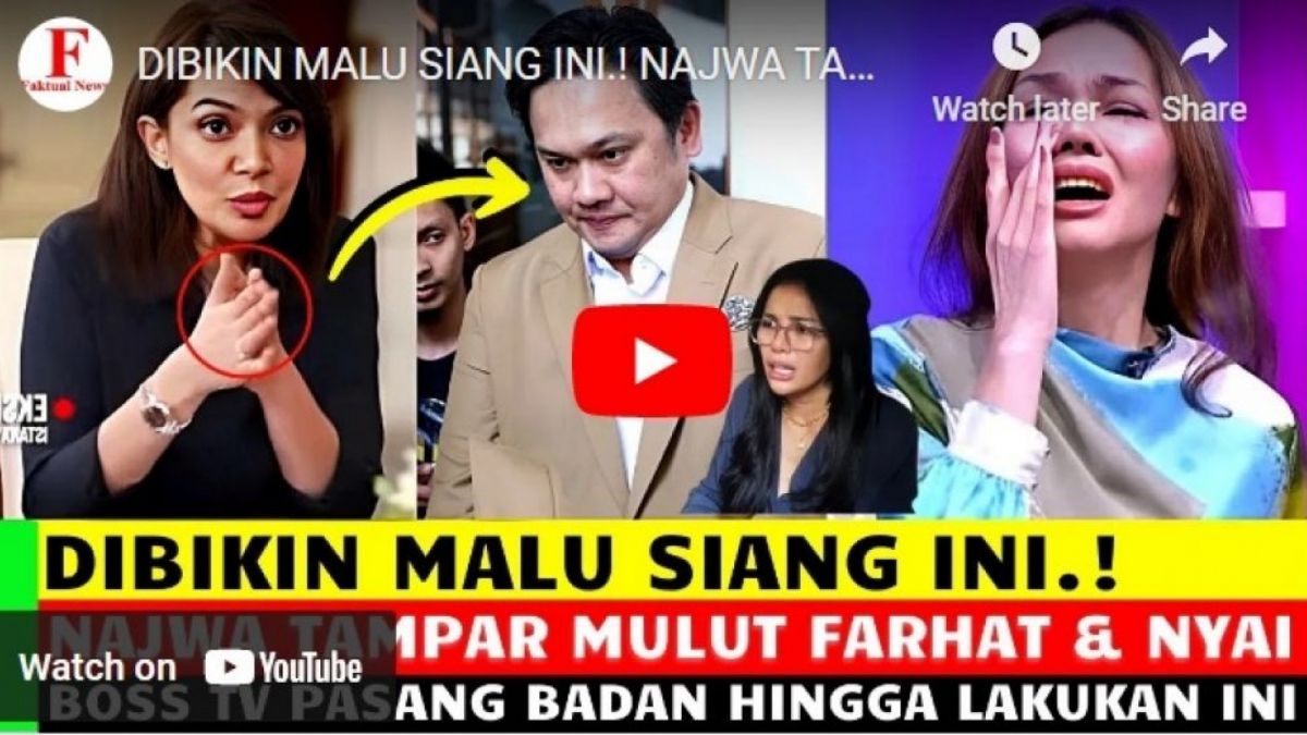 CEK FAKTA: Najwa Shihab Tampar Mulut Farhat Abbas dan Nikita Mirzani, Bos TV Bela Bunda Corla, Benarkah? [Cek Fakta Suara.com]