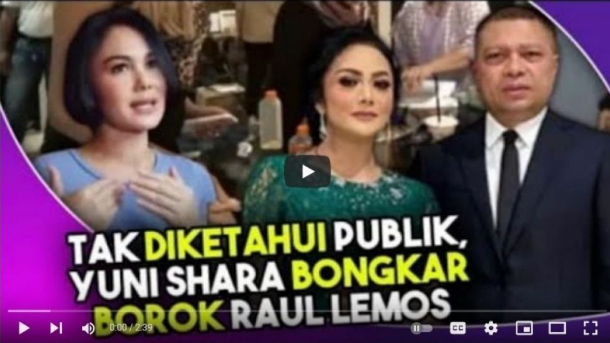 CEK FAKTA: Yuni Shara Bongkar Borok Raul Lemos Nikah Lagi, Krisdayanti Histeris, Benarkah? [YouTube]