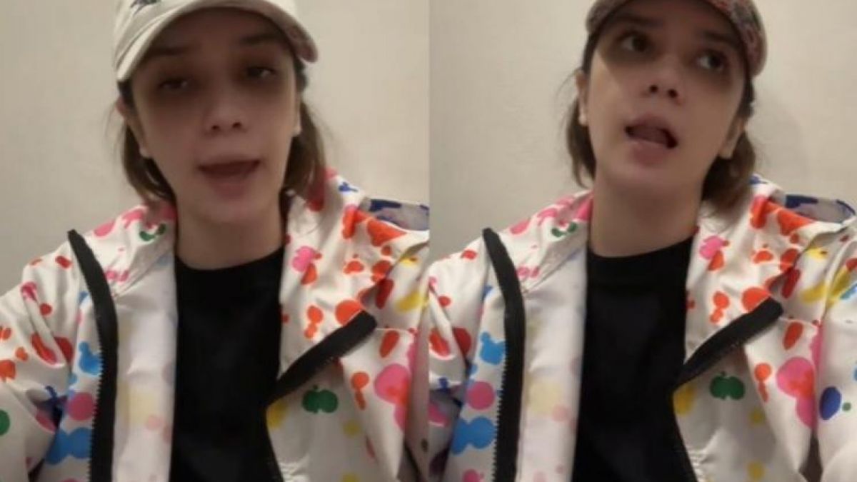 Putri Anne lepas hijab. [TikTok/gustiana0887]