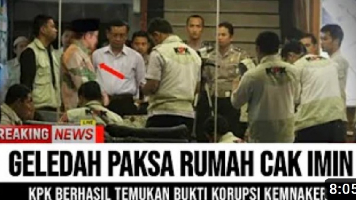 Hoaks Rumah Cak Imin Digeledah Paksa, KPK Temukan Bukti Korupsi Kemnaker [Youtube]
