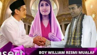 Detik-detik Boy William Mualaf Dibantu UAS Demi Nikahi Ayu Ting Ting, Benarkah?