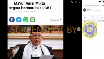 Kabar Wapres Maruf Amin Minta Negara Hormati Hak Kaum LGBT Bikin Heboh, Ternyata Faktanya Begini