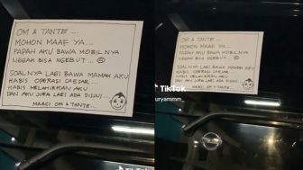 Heboh Pria Tulis Pesan di Belakang Mobil, Isinya Bikin Gemas