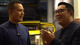 Momen Ijeck dan Ridwan Kamil Saling Berbalas Pantun