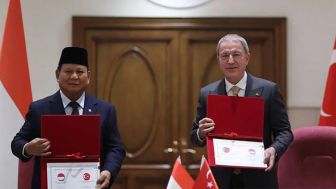 Bertemu dengan Menhan Turki, Prabowo Subianto: Kami Baru Saja Menandatangani Perjanjian Bersejarah