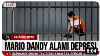 Alami Depresi Berat Sampai Banyak Diam di Sel, Keluarga Sudah Tak Pedulikan Mario Dandy Satrio, Cek Faktanya Ini